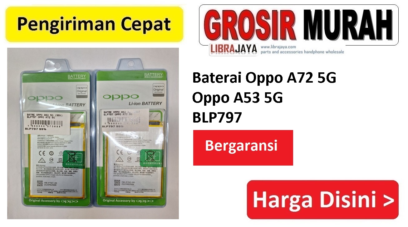 Baterai Oppo A72 5G Oppo A53 5G BLP797