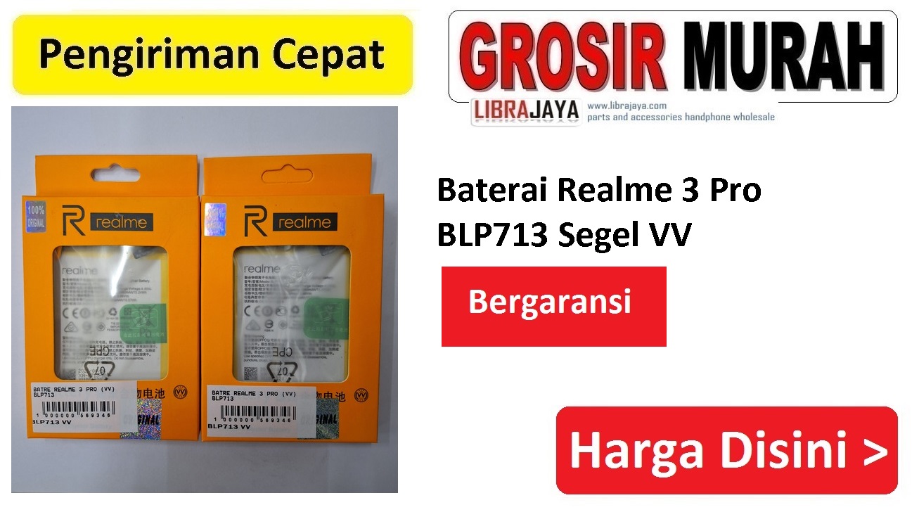 Baterai Realme 3 Pro BLP713 Segel VV