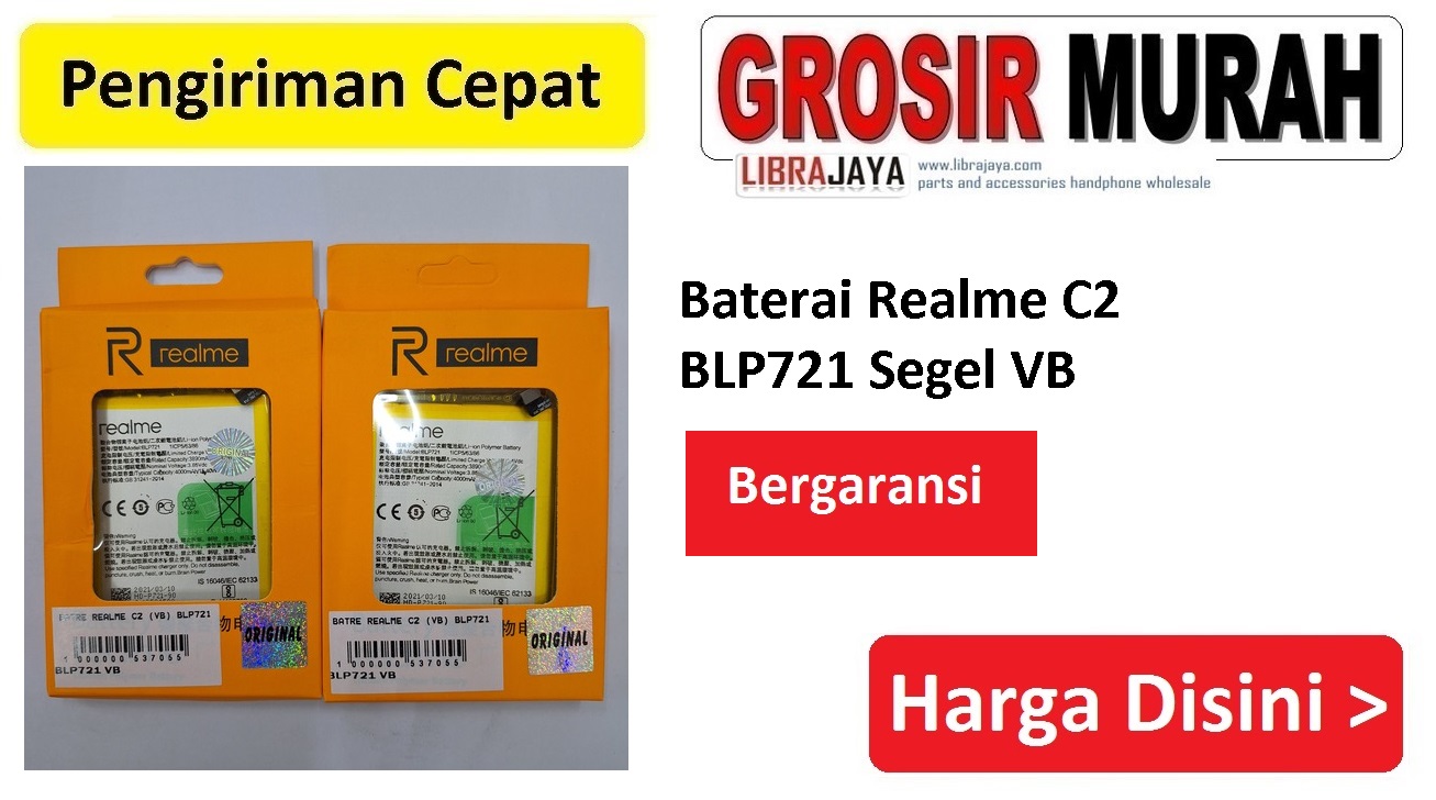 Baterai Realme C2 BLP721 Segel VB