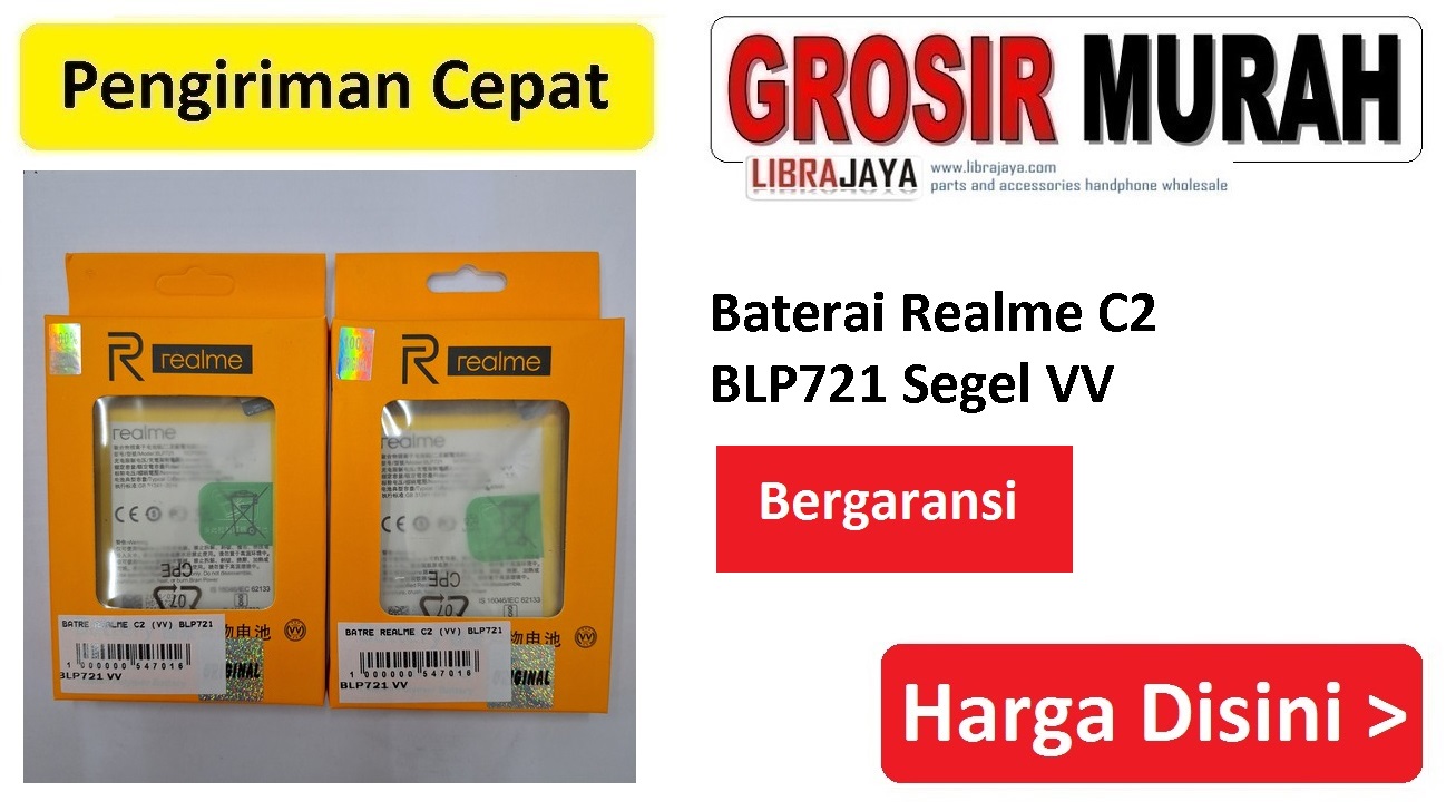 Baterai Realme C2 BLP721 Segel VV
