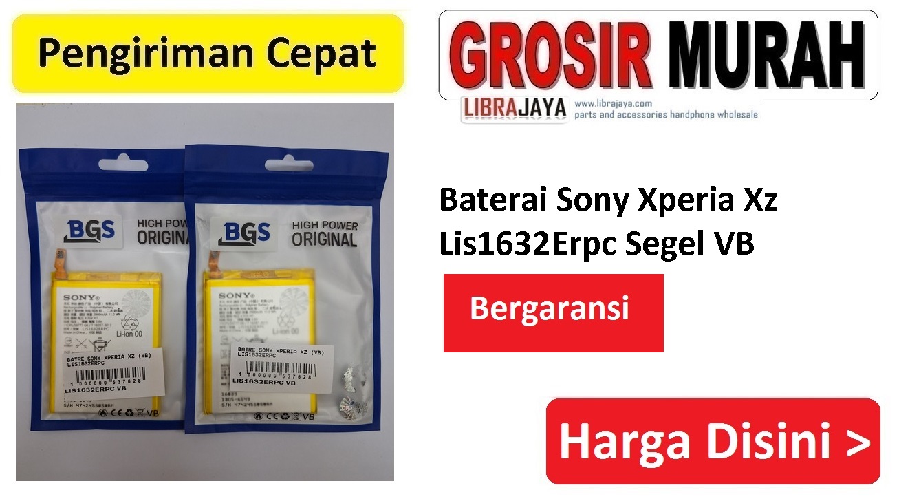 Baterai Sony Xperia Xz Lis1632Erpc Segel VB