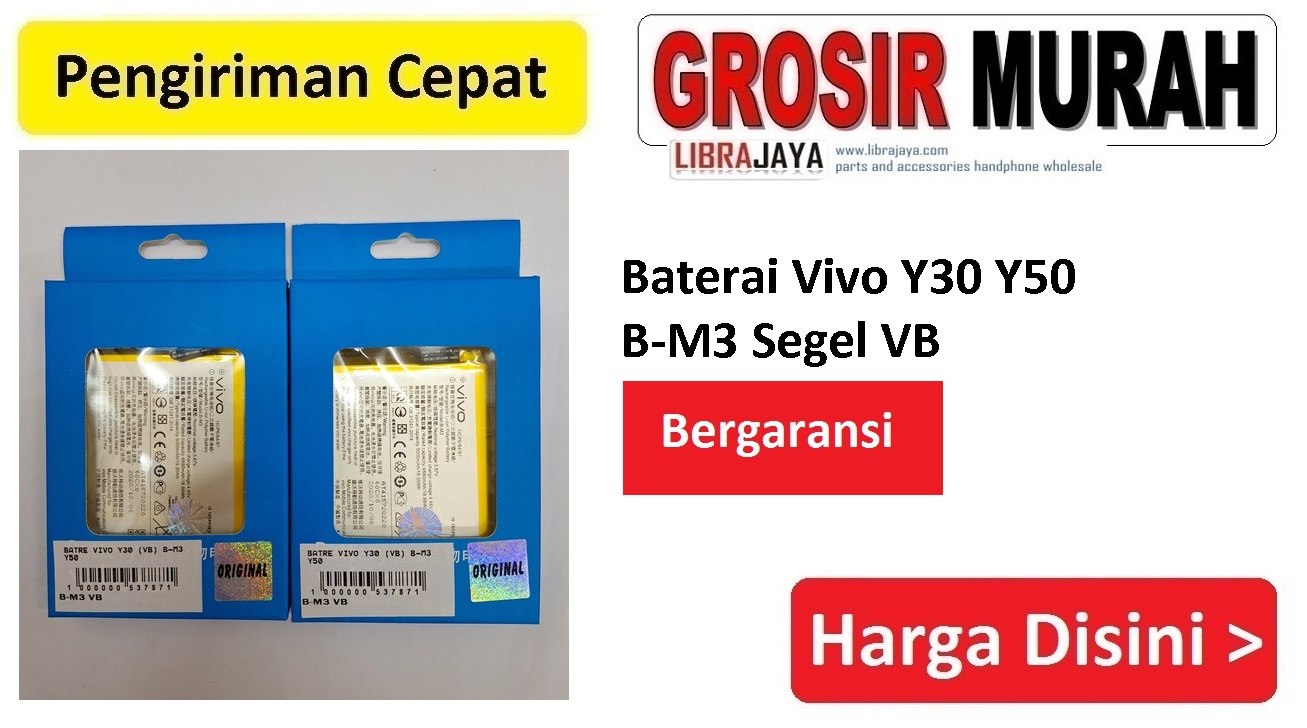 Baterai Vivo Y30 Y50 B-M3 Segel VB