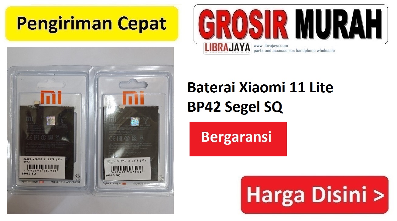 Baterai Xiaomi 11 Lite BP42 Segel SQ