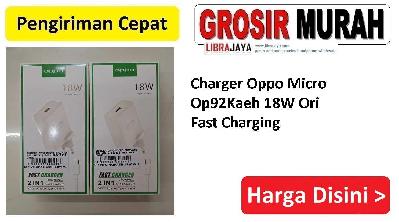 Charger Oppo Micro Op92Kaeh 18W Ori Fast Charging