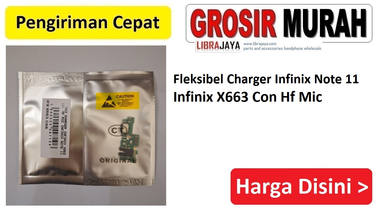 Fleksibel Charger Infinix Note 11 Infinix X663 Con Hf Mic