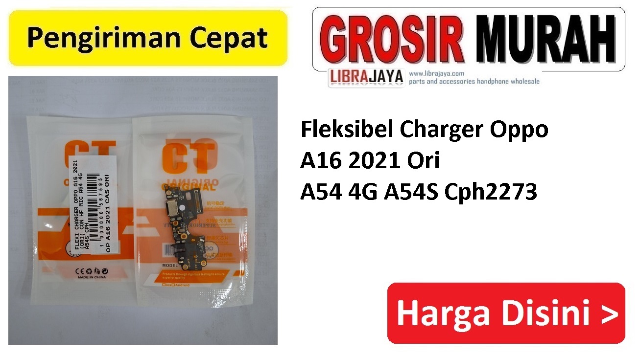 Fleksibel Charger Oppo A16 2021 Ori Con Hf Mic A54 4G A54S Cph2273