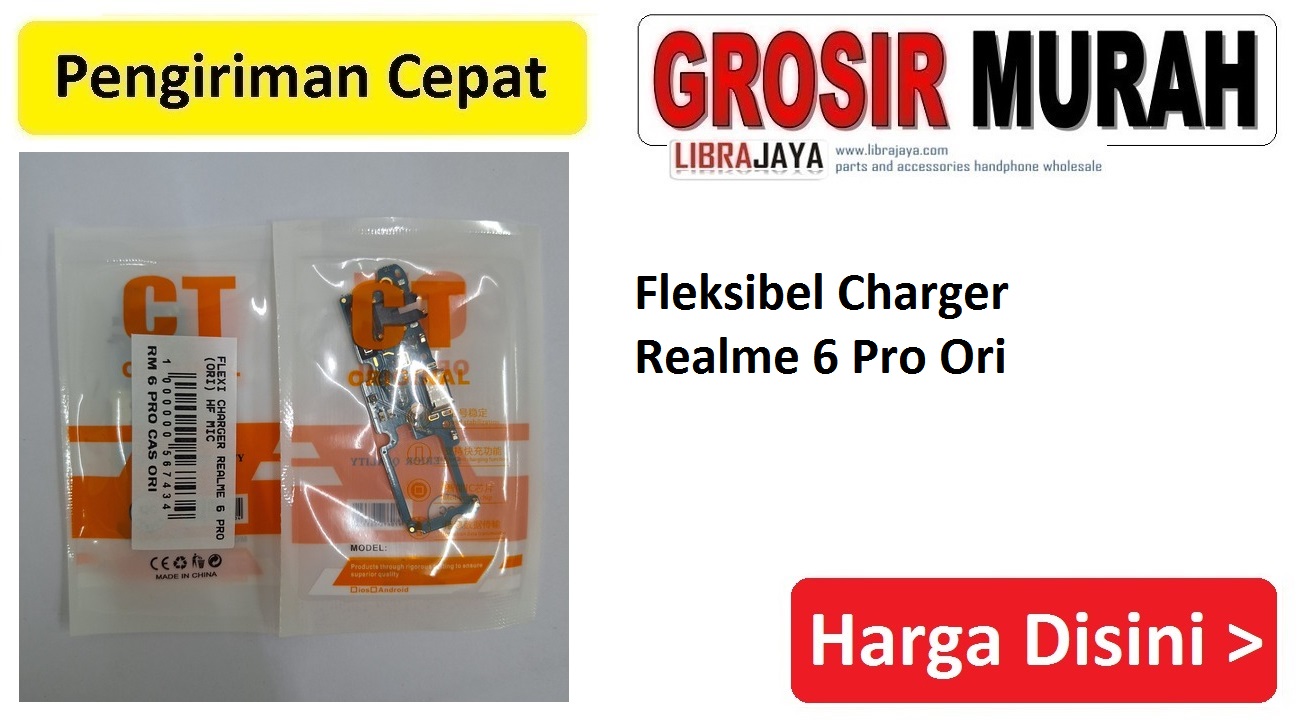 Fleksibel Charger Realme 6 Pro Ori Hf Mic