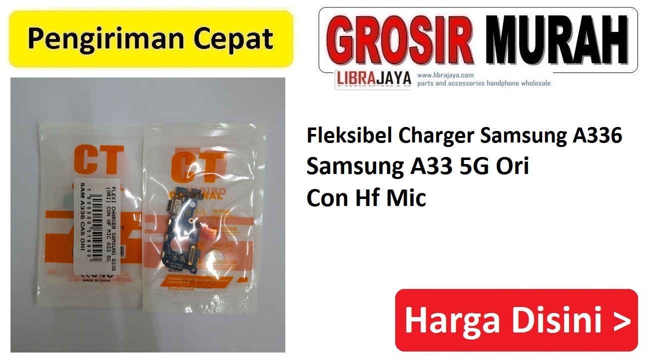 Fleksibel Charger Samsung A336 Ori Con Hf Mic A33 5G