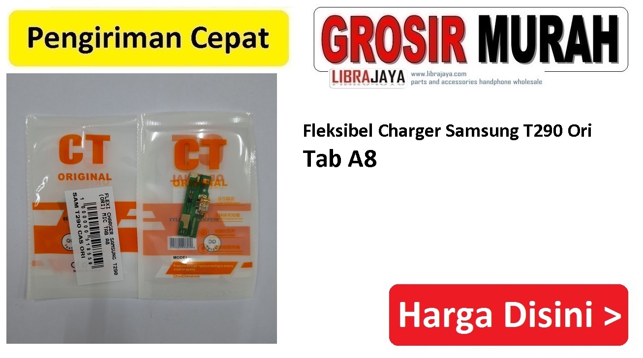 Fleksibel Charger Samsung T290 Ori Mic Tab A8