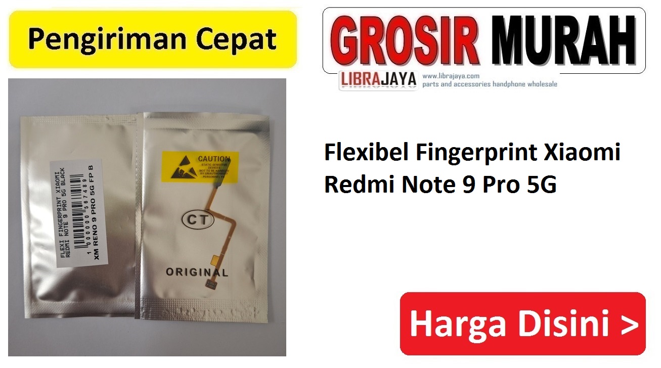 Fleksibel Fingerprint Xiaomi Redmi Note 9 Pro 5G