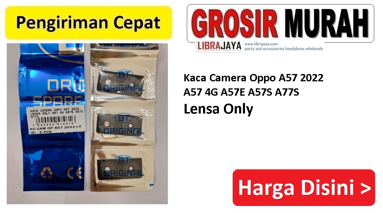 Kaca Camera Oppo A57 2022 Lensa Only A57 4G A57E A57S A77S