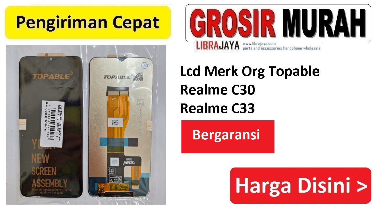 Lcd Org Topable Realme C30 Realme C33 Fullset Touchscreen Bergaransi Spare Part Hp Grosir