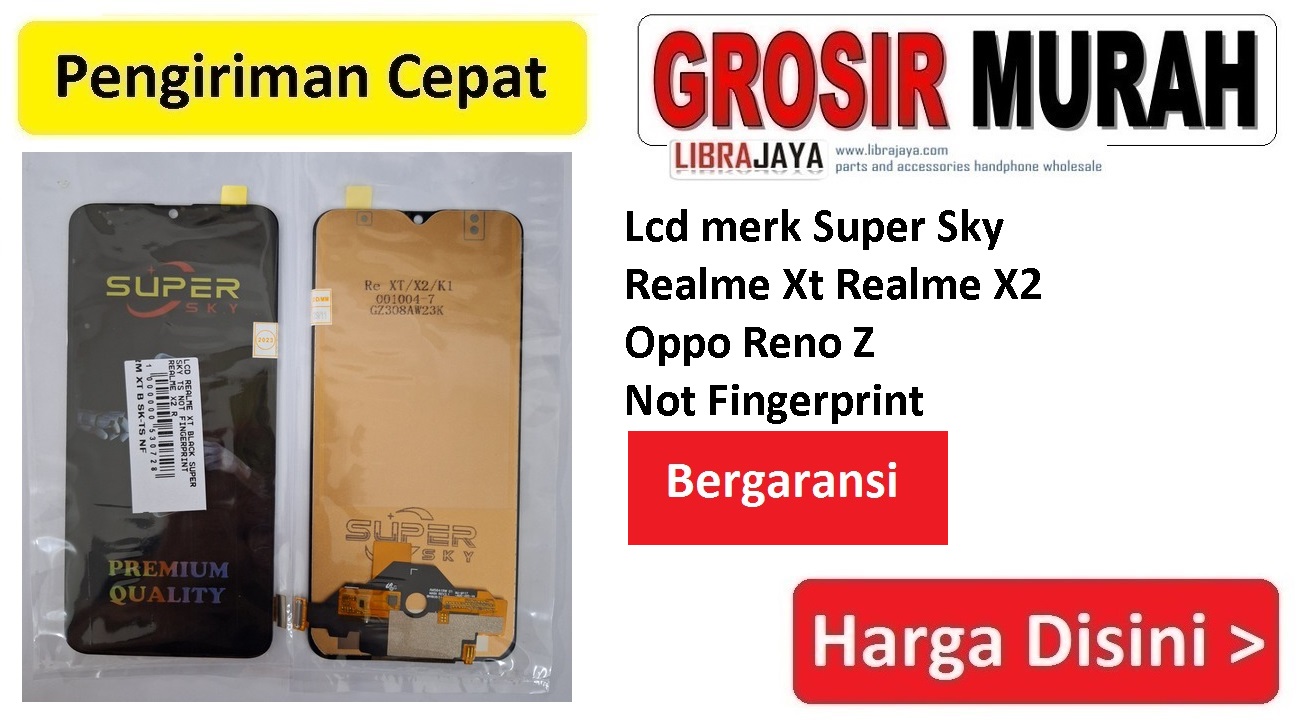 Lcd merk Super Sky Realme Xt Not Fingerprint Realme X2 Reno Z