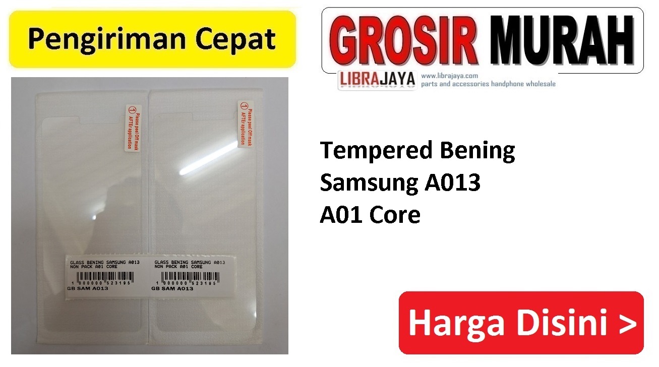 Jual Tempered Bening Samsung A013 A01 Core Anti Gores Full Screen Protector