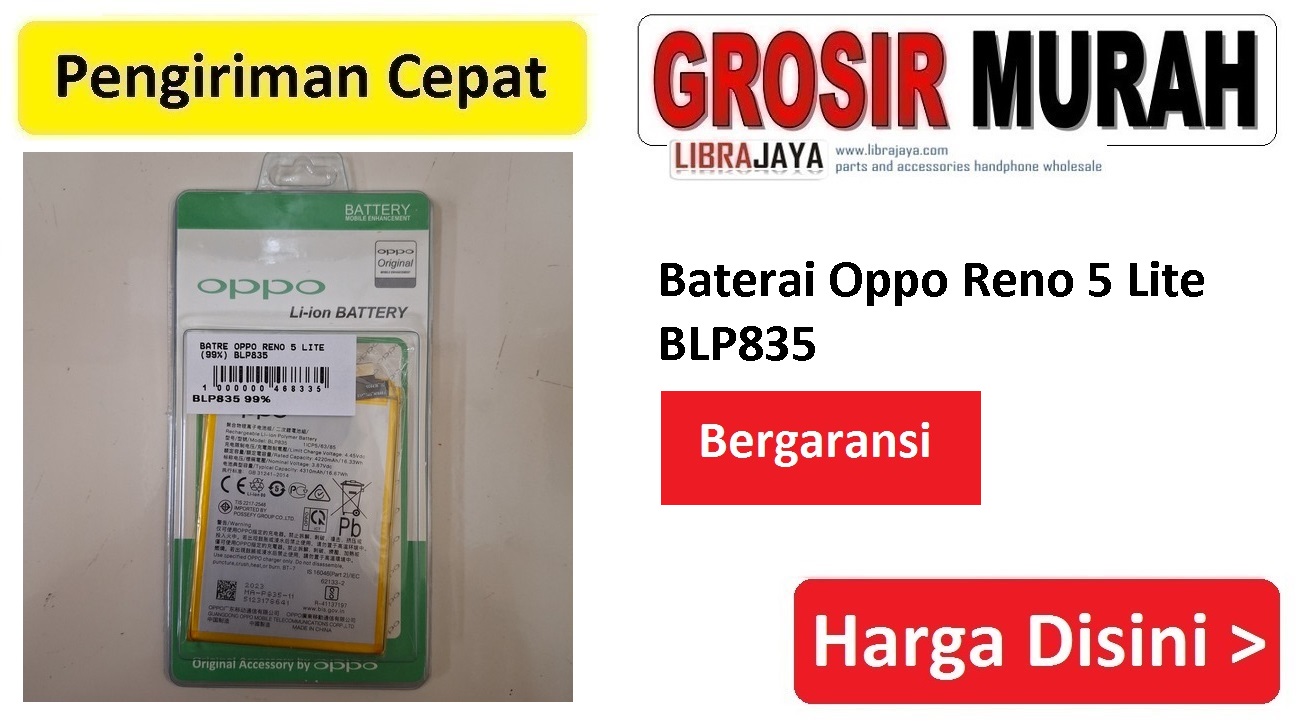 Baterai Oppo Reno 5 Lite BLP835