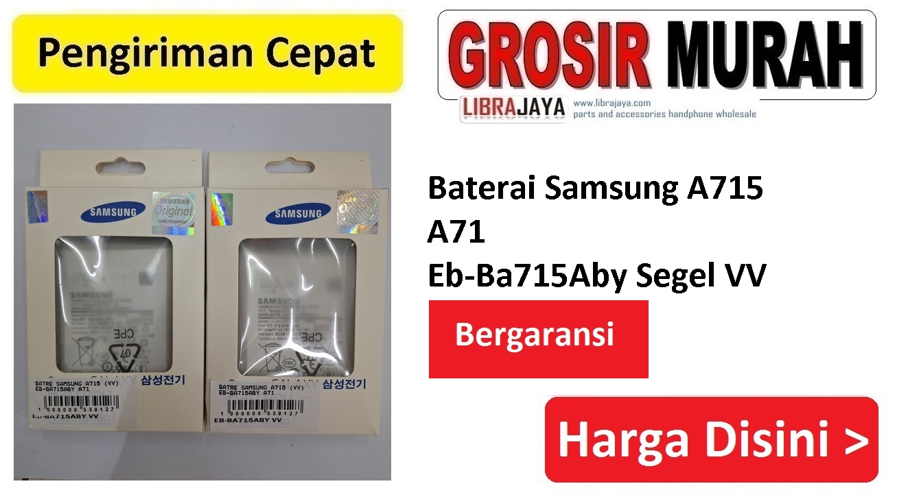 Baterai Samsung A715 A71 Eb-Ba715Aby Segel VV