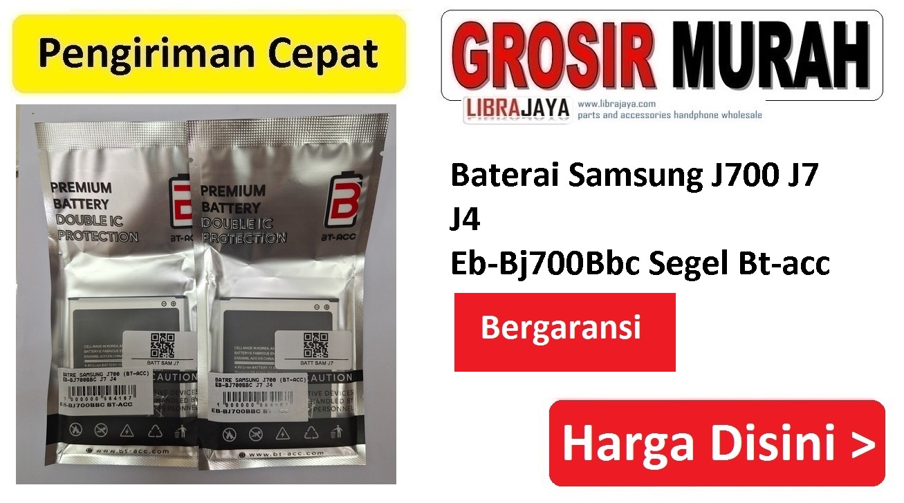 Baterai Samsung J700 J7 J4 Eb-Bj700Bbc Segel Bt-acc