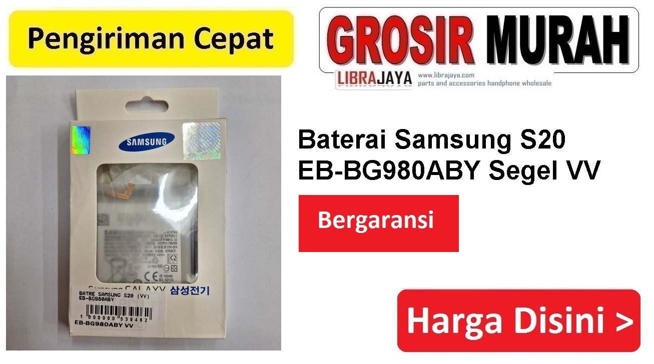 Baterai Samsung S20 EB-BG980ABY Segel VV