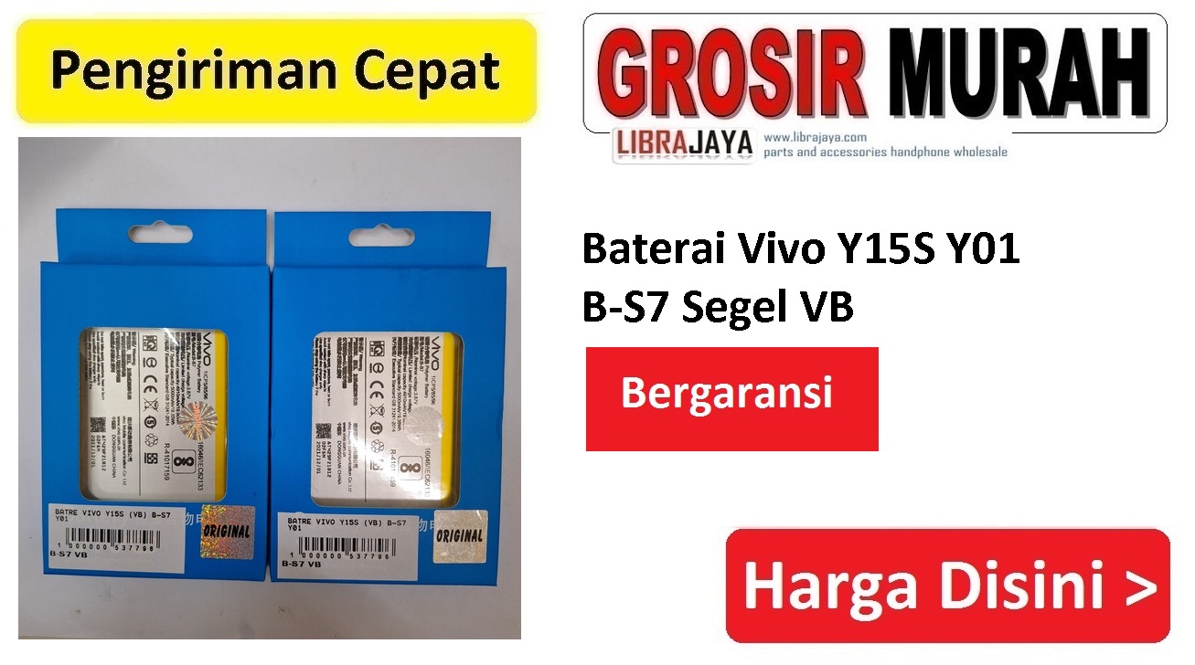 Baterai Vivo Y15S Y01 B-S7 Segel VB