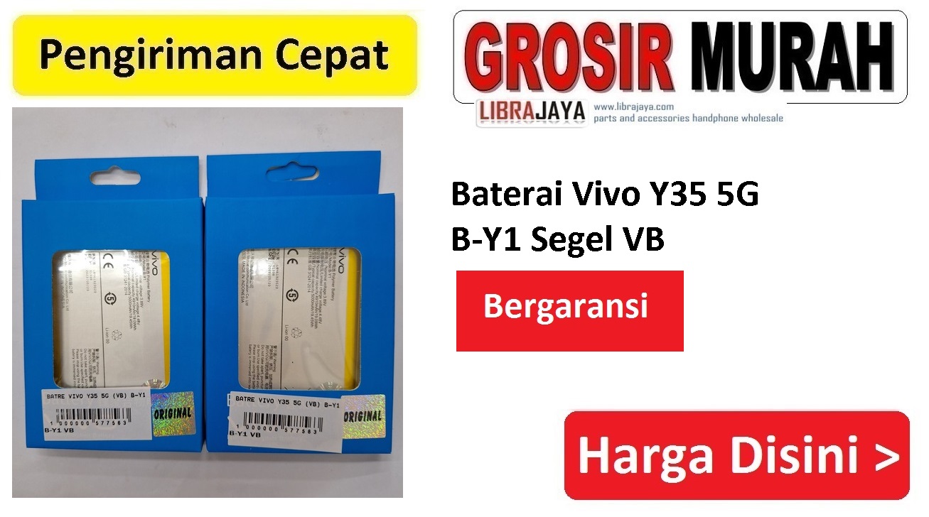 Baterai Vivo Y35 5G B-Y1 Segel VB