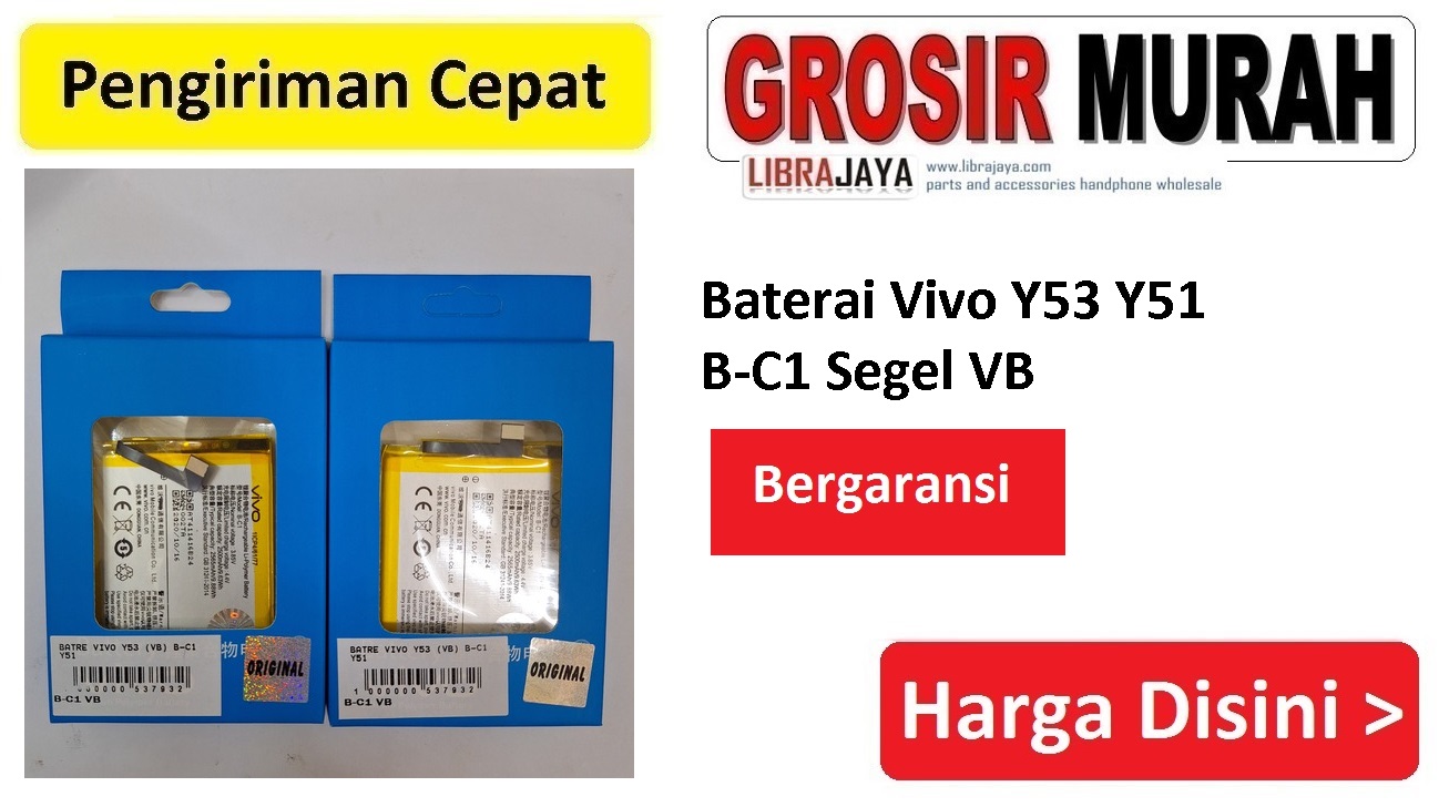 Baterai Vivo Y53 Y51 B-C1 Segel VB