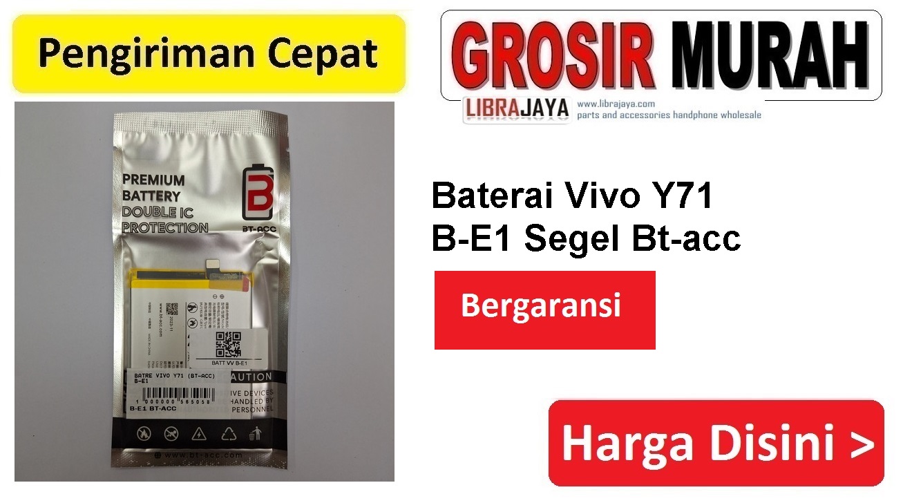 Baterai Vivo Y71 B-E1 Segel Bt-acc Double Power Ic Protector Batre Battery Bergaransi Batere Spare Part Hp Grosir