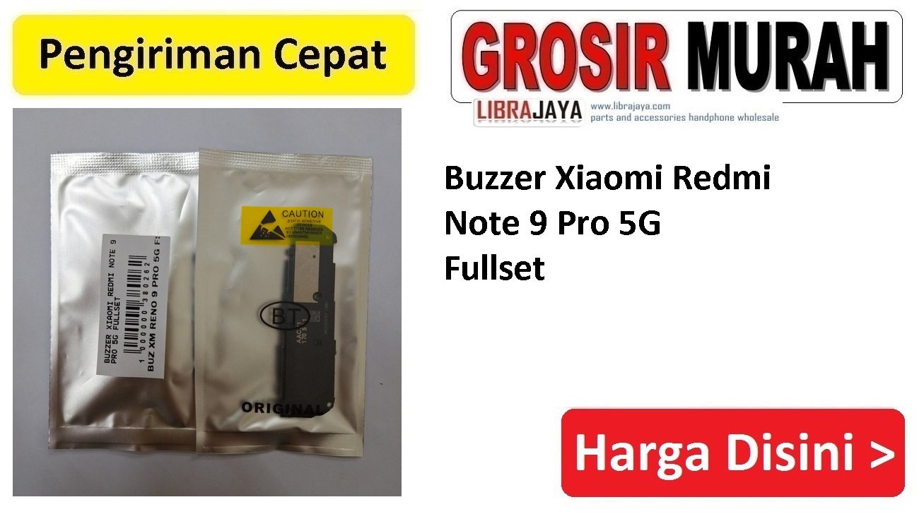 Buzzer Xiaomi Redmi Note 9 Pro 5G Fullset