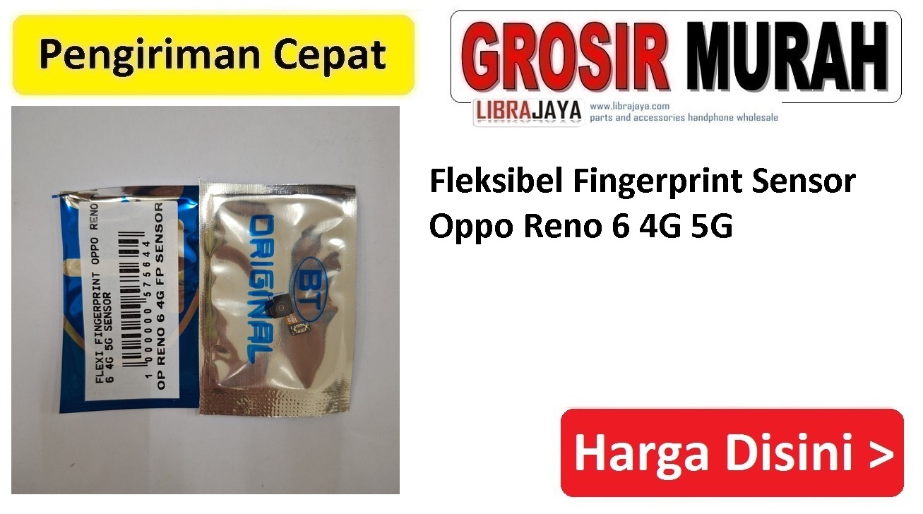 Fleksibel Fingerprint Oppo Reno 6 4G 5G Sensor
