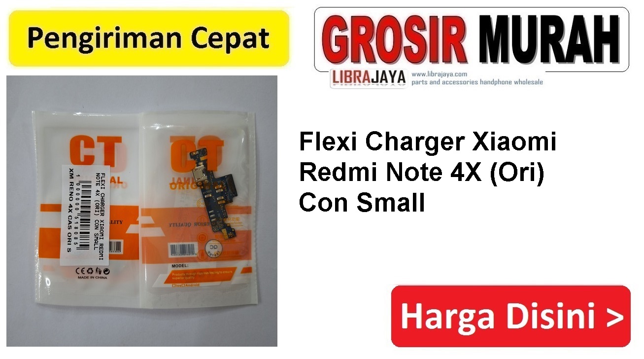 Flexi Charger Xiaomi Redmi Note 4X (Ori) Con Small Fleksibel Charger Fleksi Con Cas Papan Board Konektor Flexible Grosir Spare Part Flexibel Flex Cable Charging Port Dock