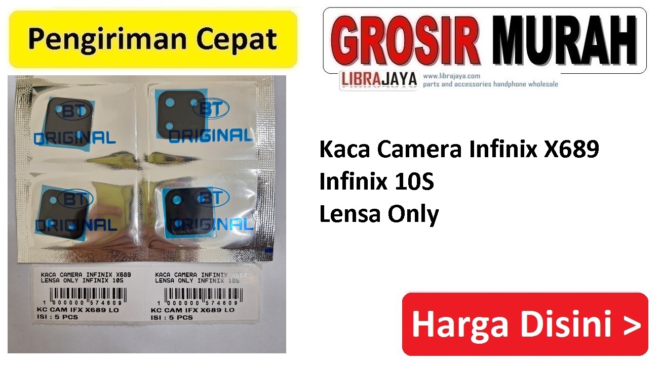 Kaca Camera Infinix X689 Lensa Only Infinix 10S