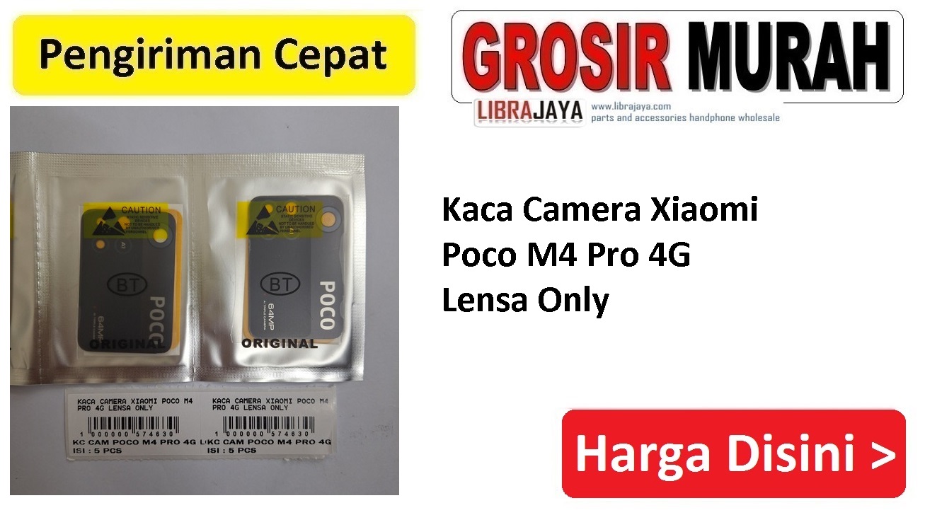 Kaca Camera Xiaomi Poco M4 Pro 4G Lensa Only