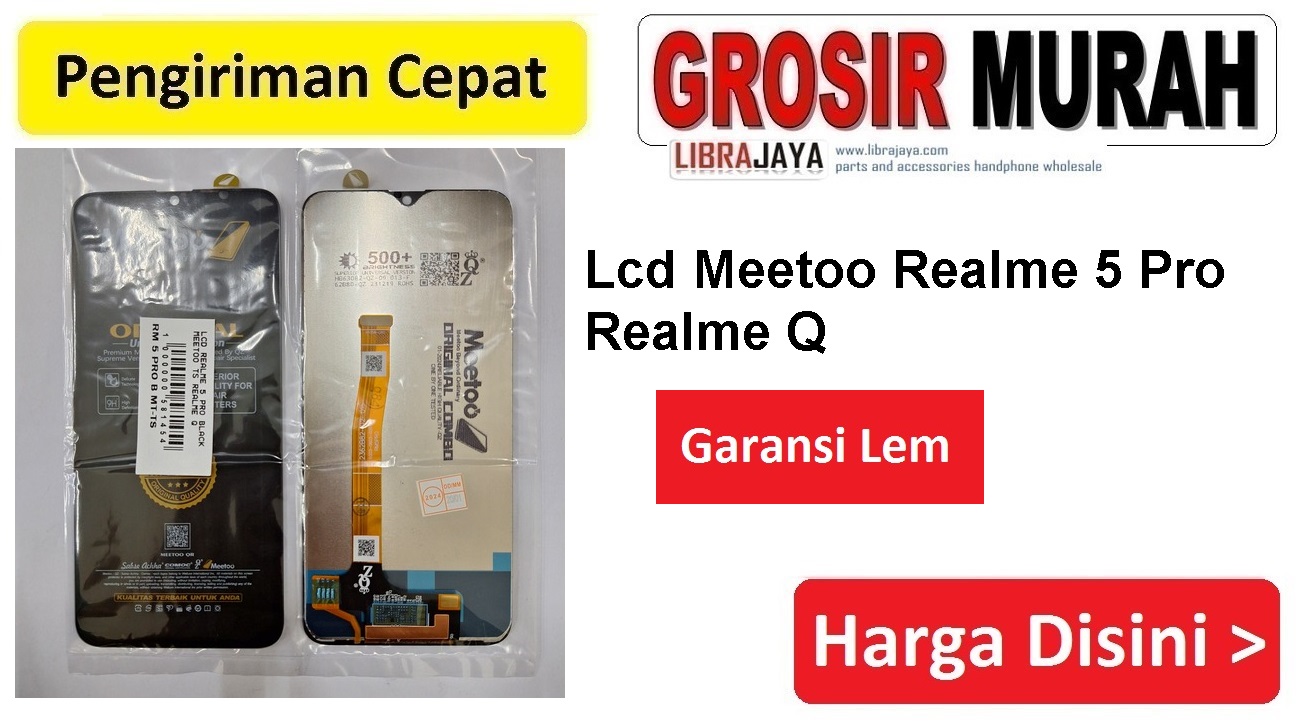 Lcd Realme 5 Pro Black Meetoo Ts Realme Q Fullset Touchscreen Lcd Ts Garansi lem Termurah Spare Part Hp Grosir