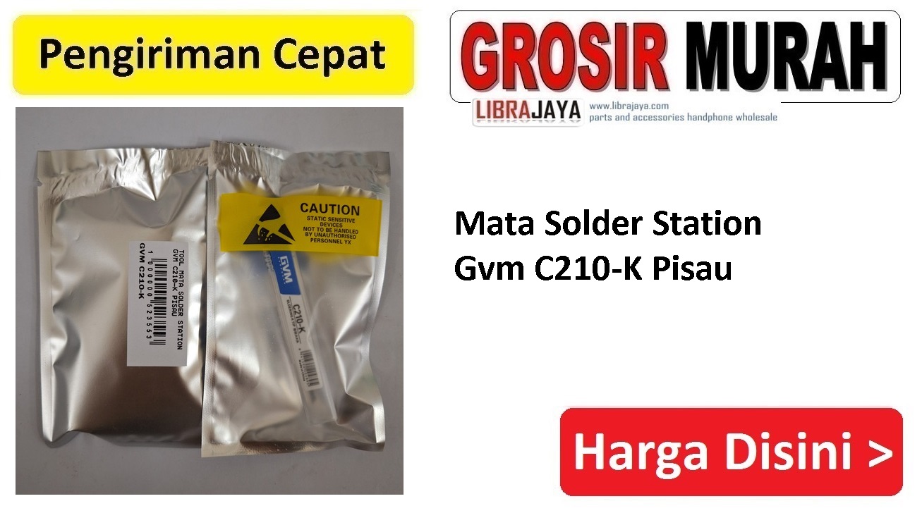 Mata Solder Station Gvm C210-K Pisau