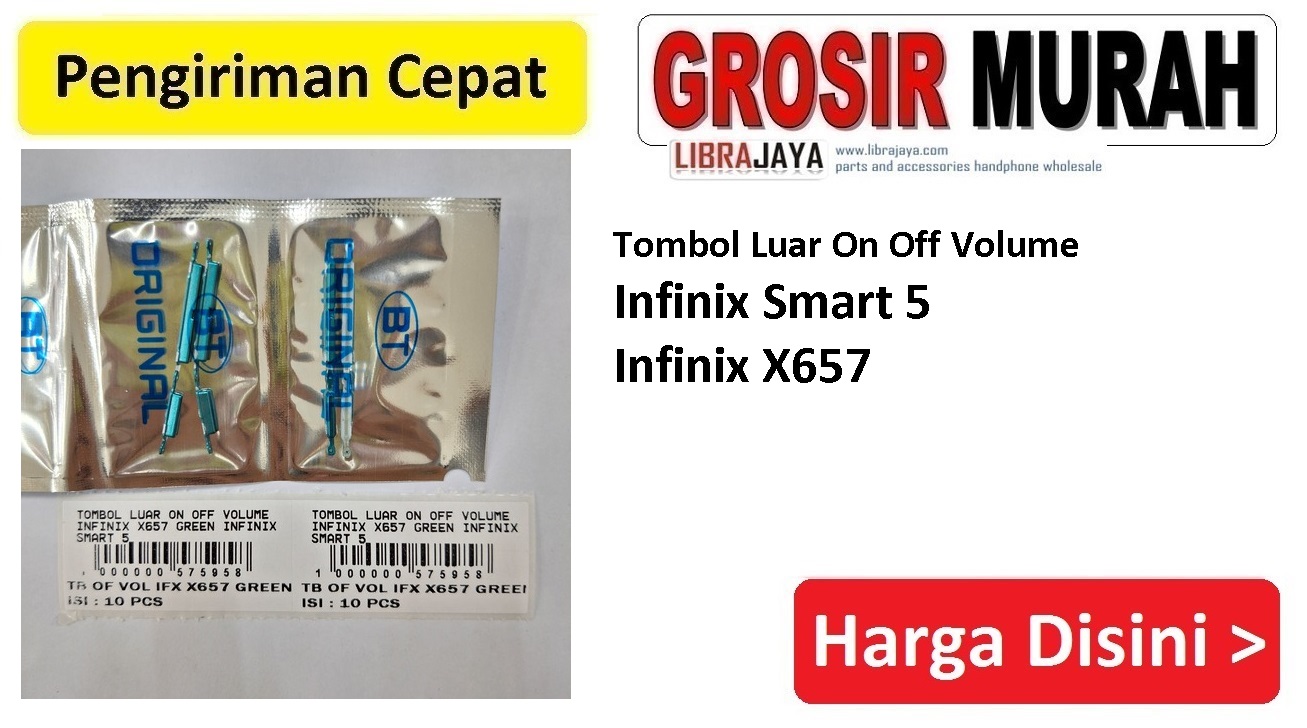 Tombol Luar On Off Volume Infinix Smart 5 Infinix X657