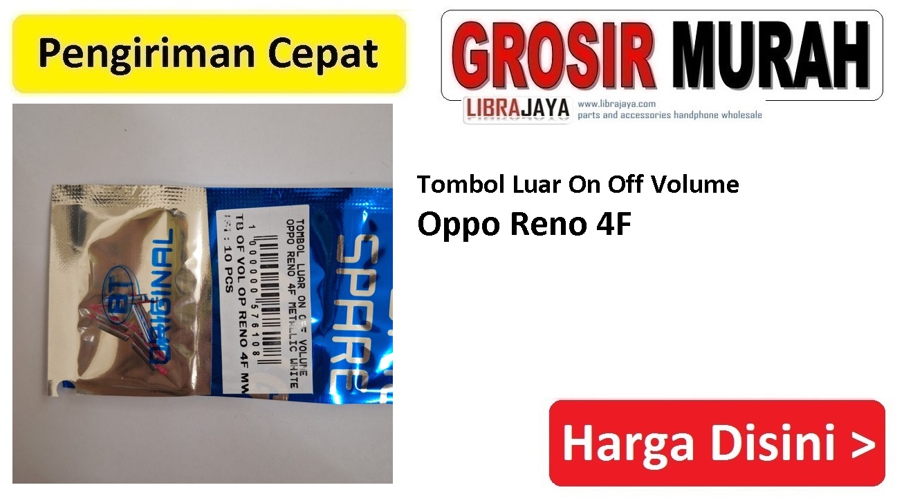 Tombol Luar On Off Volume Oppo Reno 4F