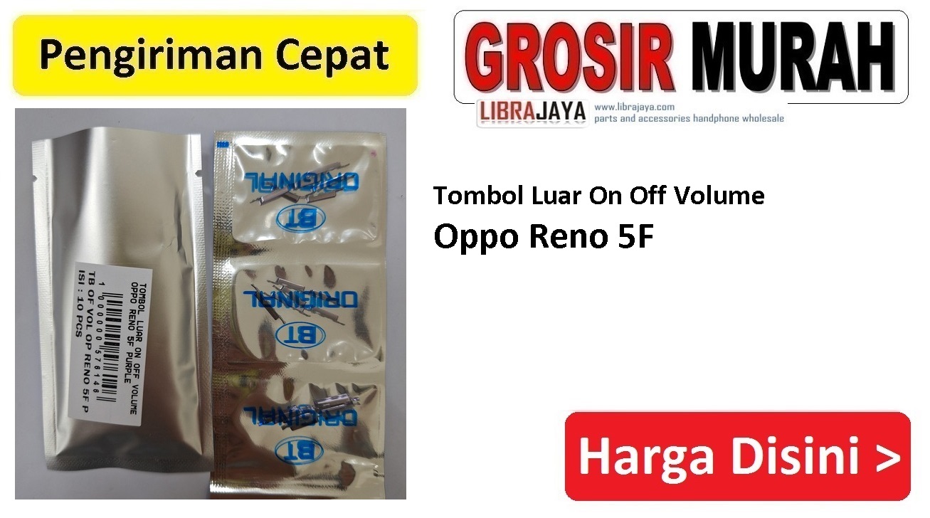 Tombol Luar On Off Volume Oppo Reno 5F