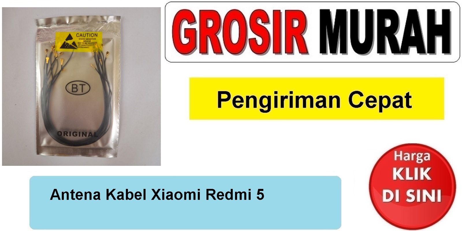 Antena Kabel Xiaomi Redmi 5 Kabel Antena Sinyal Cable Antenna Spare Part hp Grosir