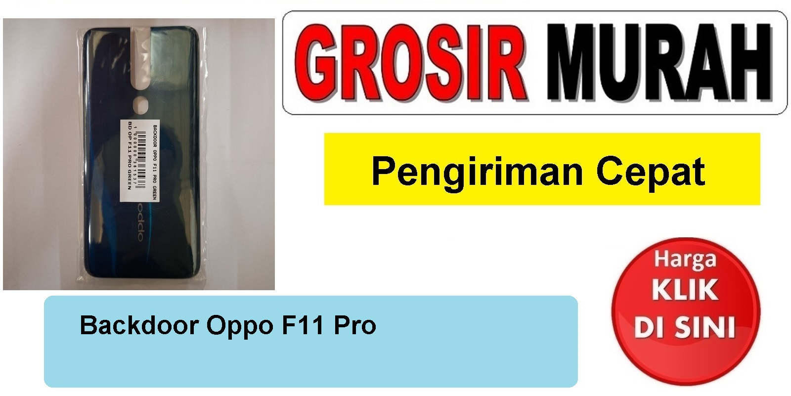 Backdoor Oppo F11 Pro Backcover Tutup Belakang Back Casing Housing Spare Part Hp Grosir