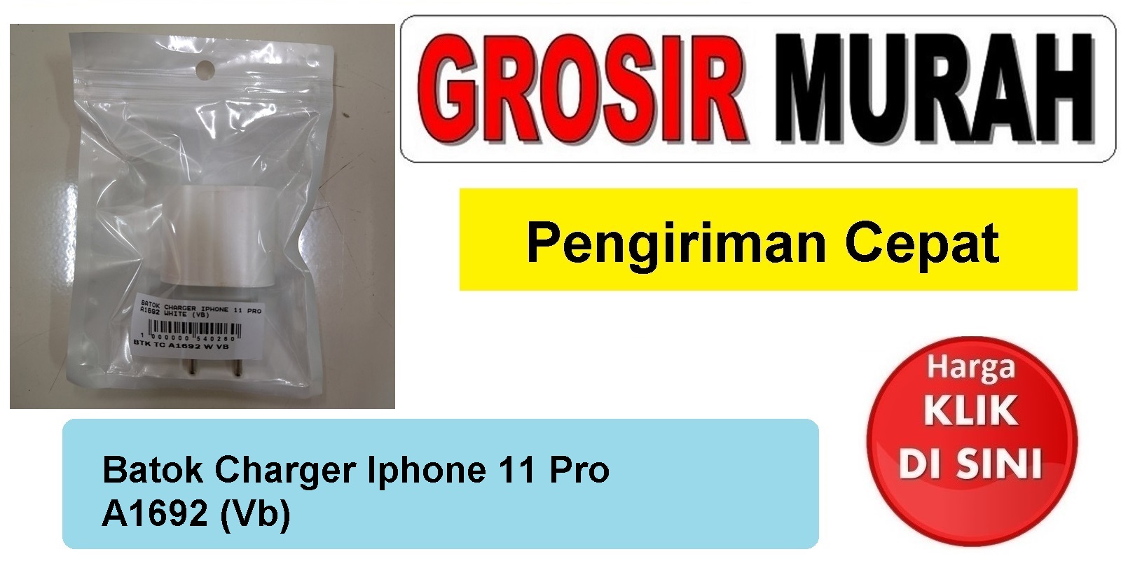 Batok Charger Iphone 11 Pro A1692 (Vb) casan tc usb cas Spare Part Hp Grosir