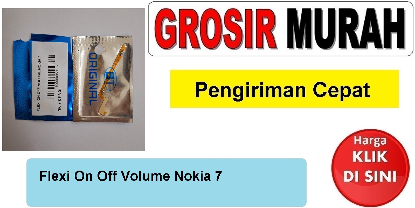 Flexi On Off Volume Nokia 7 Fleksibel Flexible Fleksi Flexibel Flex Power On off Volume Tombol Spare Part hp Grosir