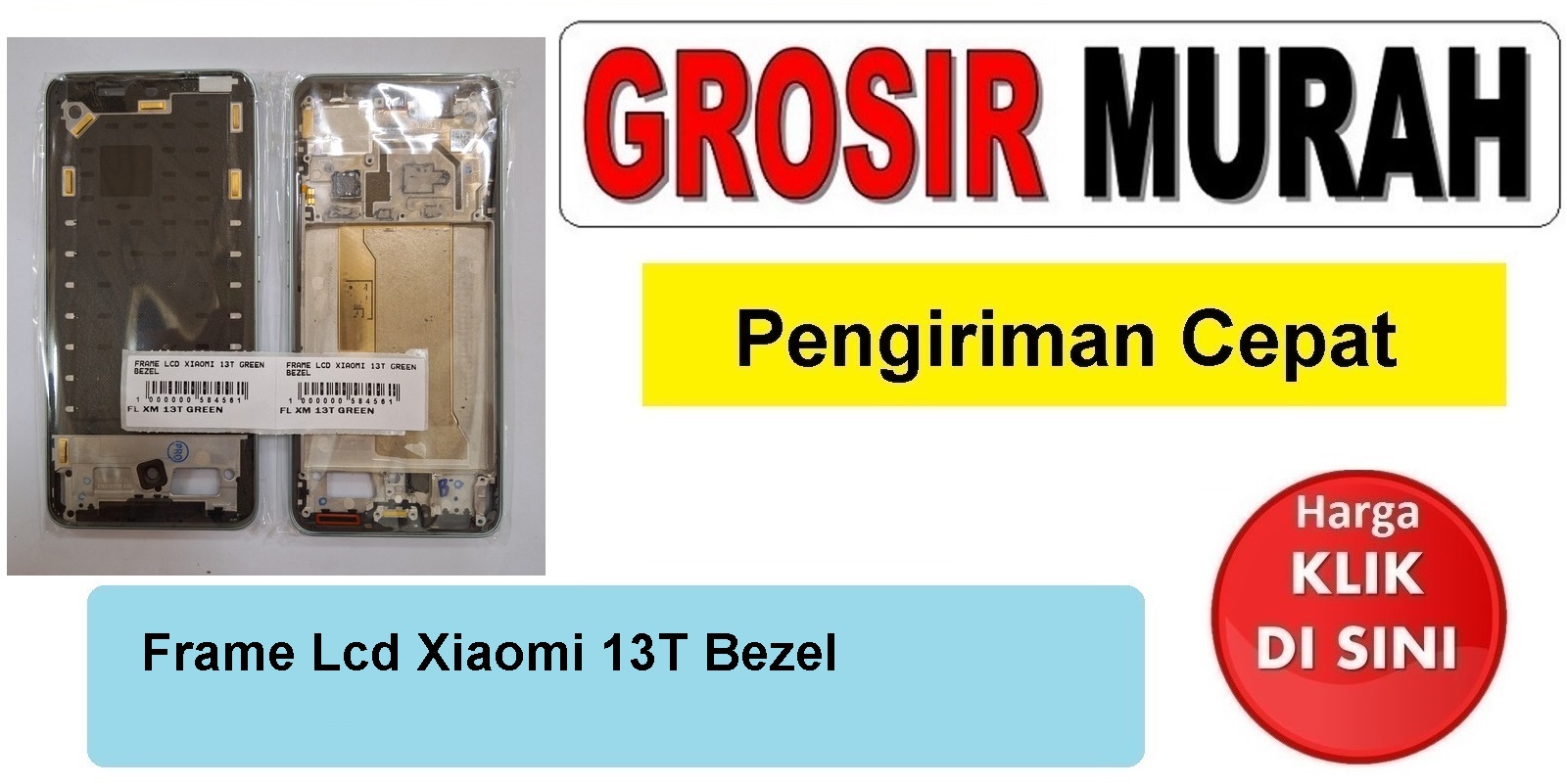 Frame Lcd Xiaomi 13T Bezel Middle Frame Front Dudukan Tulang Tengah Bazel lcd Bezel Plate Spare Part Hp Grosir