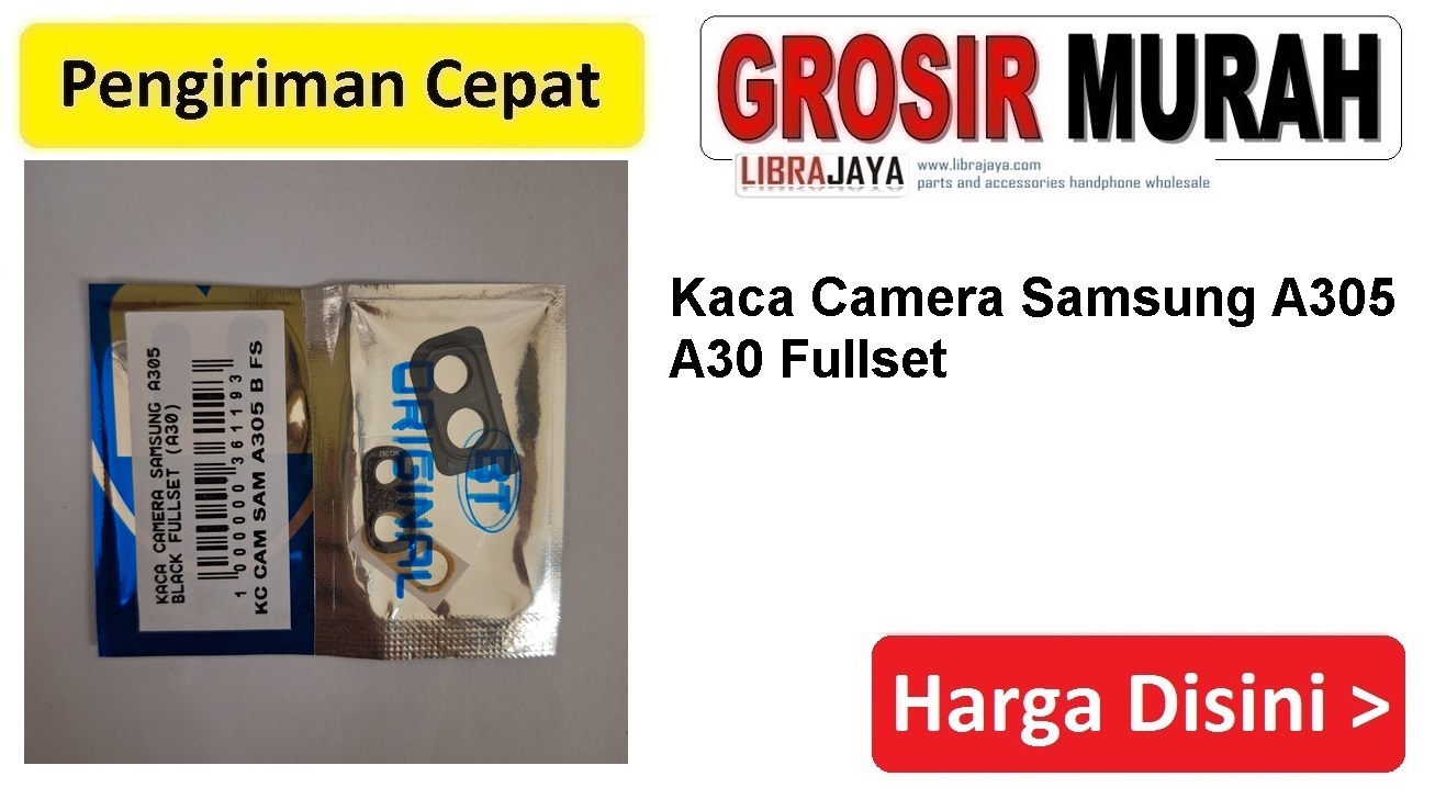 Kaca Camera Samsung A305 Fullset (A30) Kaca Kamera belakang lensa kamera glass Spare Part Hp Grosir