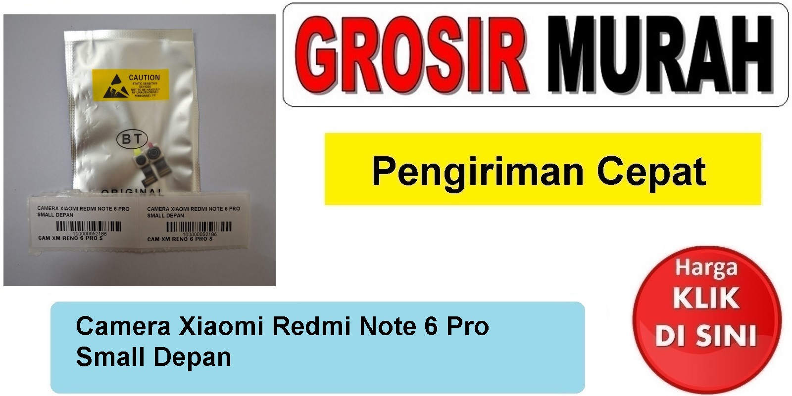 Kamera Camera Xiaomi Redmi Note 6 Pro Small Depan Kamera Depan Front camera Small Spare Part Hp Grosir