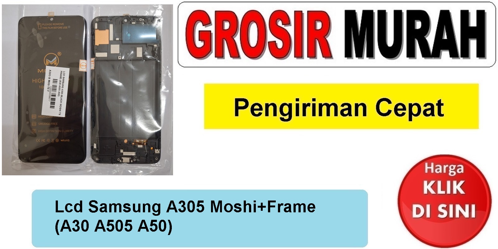 Lcd Samsung A305 Moshi Frame Fullset Touchscreen Bergaransi Spare Part Hp Grosir