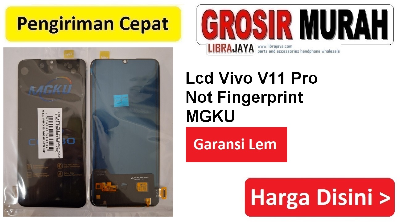 Lcd Vivo V11 Pro Black Mgku Ts Not Fingerprint (X23) Fullset Touchscreen Garansi lem Termurah Spare Part Hp Grosir