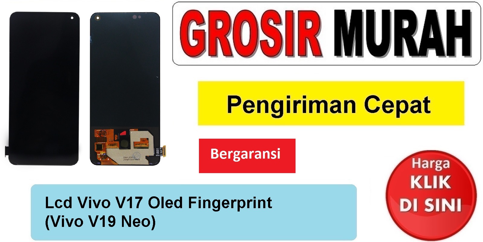 Lcd Vivo V17 Oled Fingerprint (Vivo V19 Neo) Fullset Touchscreen Ts Touch screen Display Spare Part hp Grosir