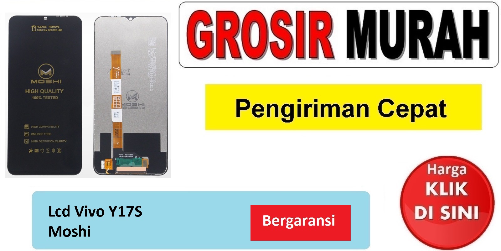 Lcd Vivo Y17S Moshi Fullset Touchscreen Bergaransi Spare Part Hp Grosir