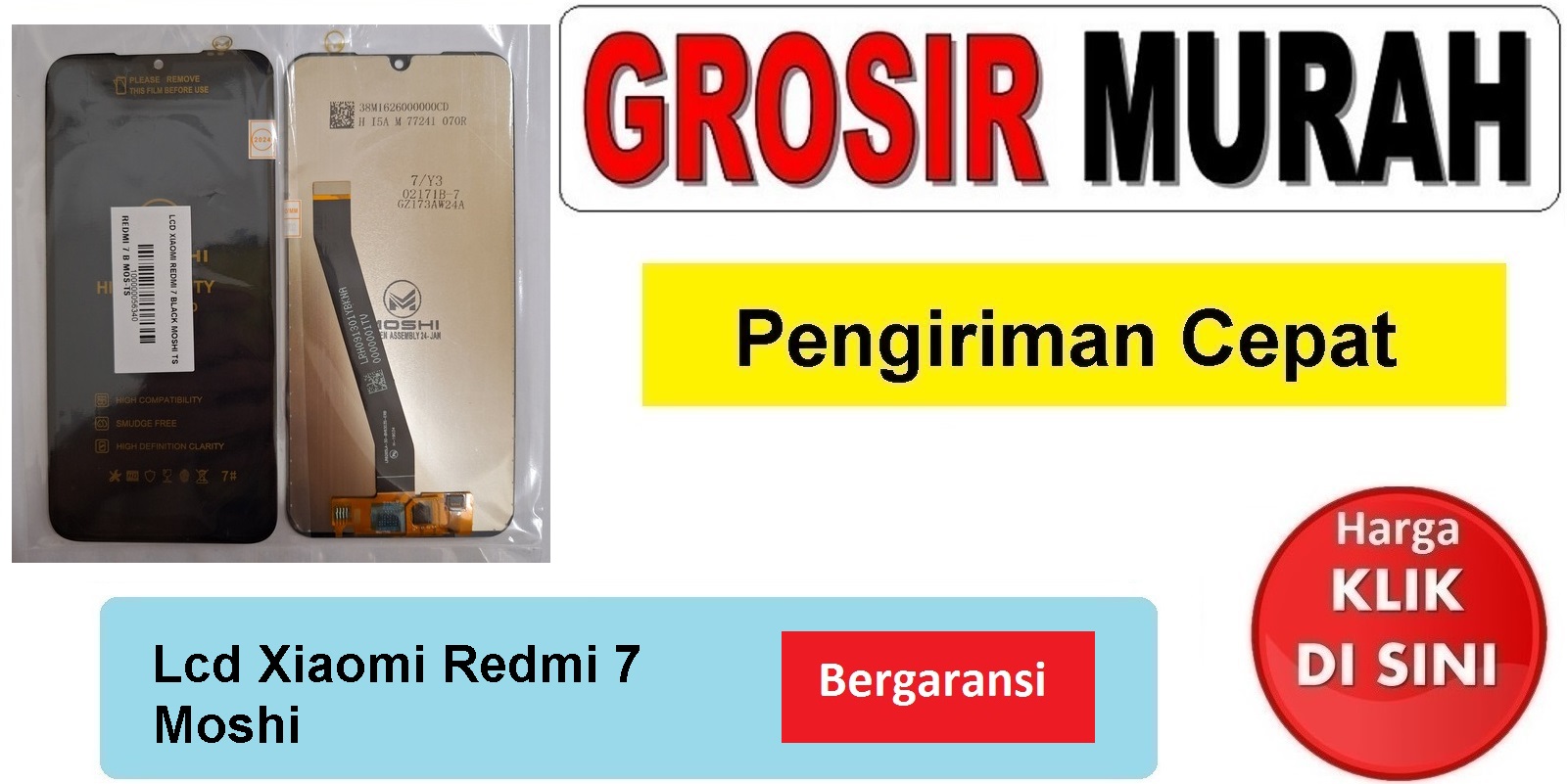 Lcd Xiaomi Redmi 7 Moshi Fullset Touchscreen Bergaransi Spare Part Hp Grosir