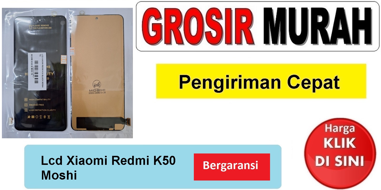 Lcd Xiaomi Redmi K50 Moshi Fullset Touchscreen Bergaransi Spare Part Hp Grosir