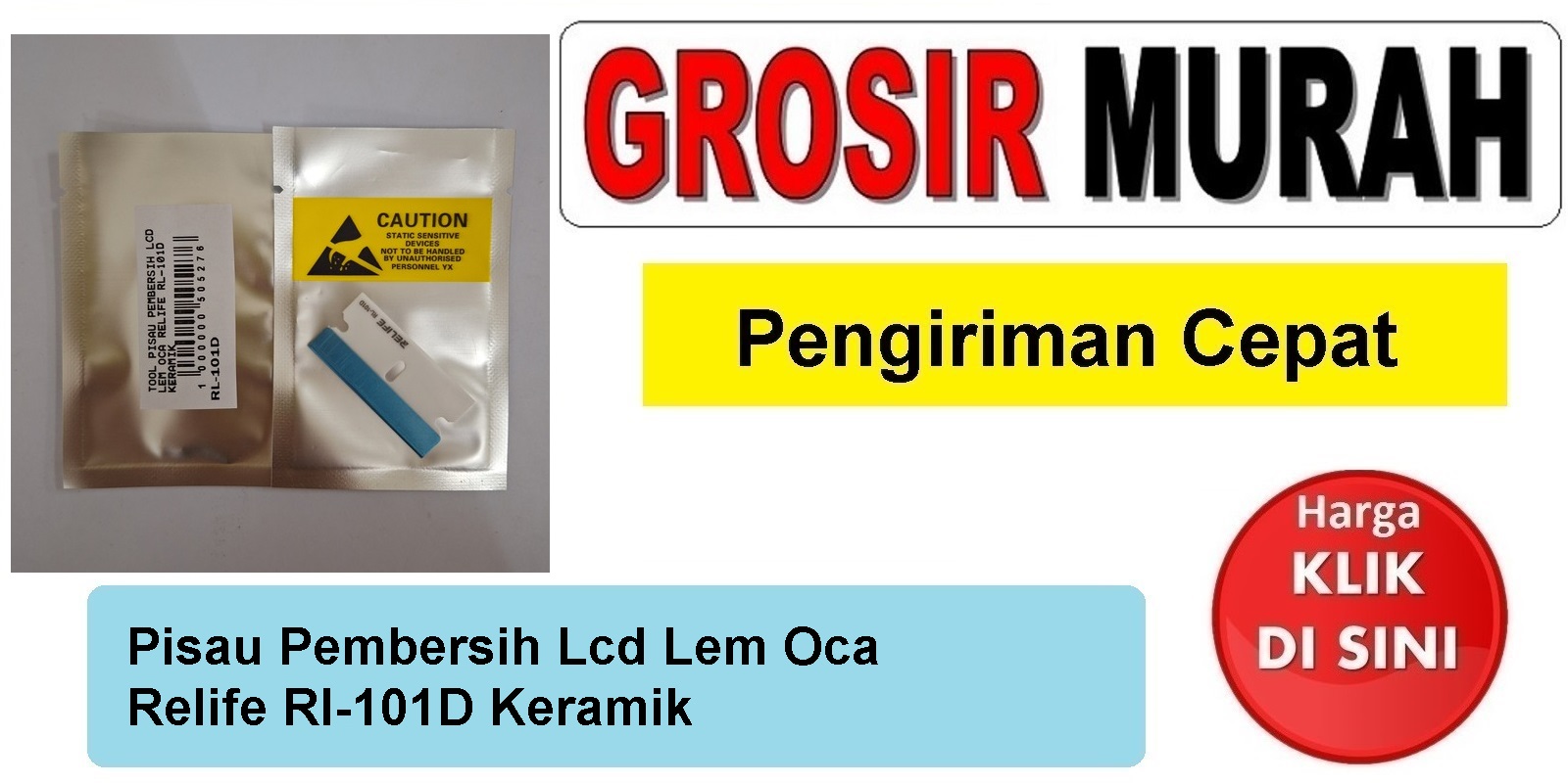 Pisau Pembersih Lcd Lem Oca Relife Rl-101D Keramik Perlengkapan Service Toolkit Alat Serpis teknisi Spare Part Hp Grosir